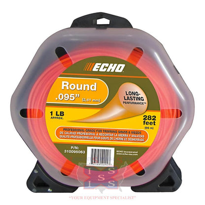 Echo .095 Standard Round trimmer line 1 lb..
