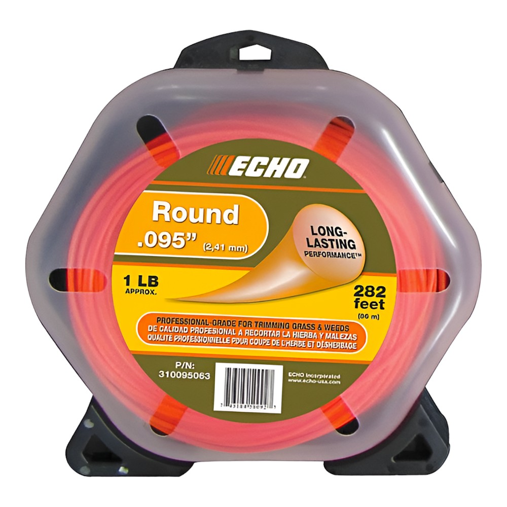 Echo .095 Standard Round trimmer line 1 lb.