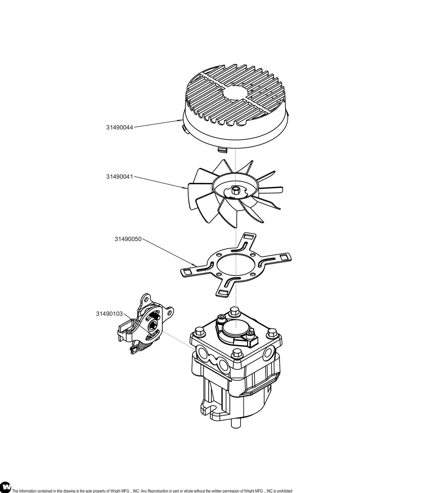 12CC Hydro Pump (Rep 31490032) 31490034.