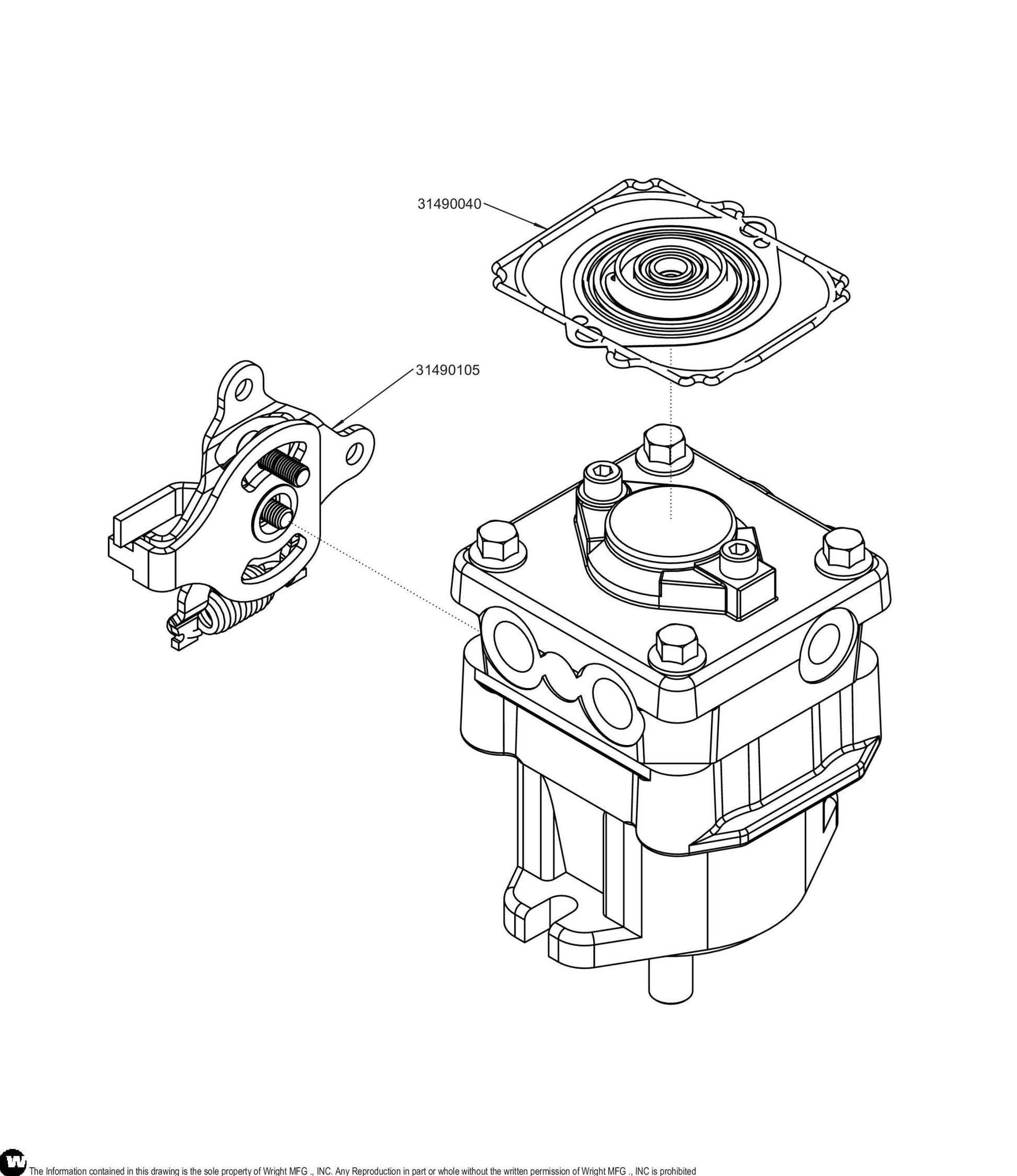 WVH 10CC Hydro Pump 31490036.