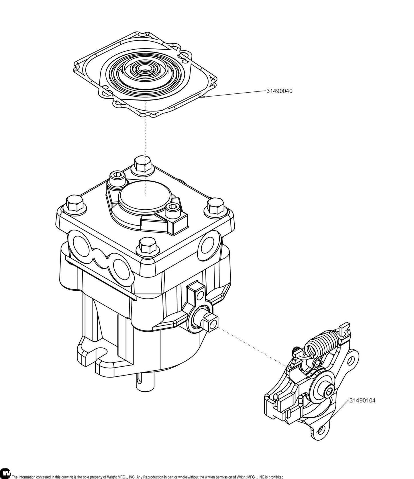 WVH 10CC Hydro Pump 31490037.