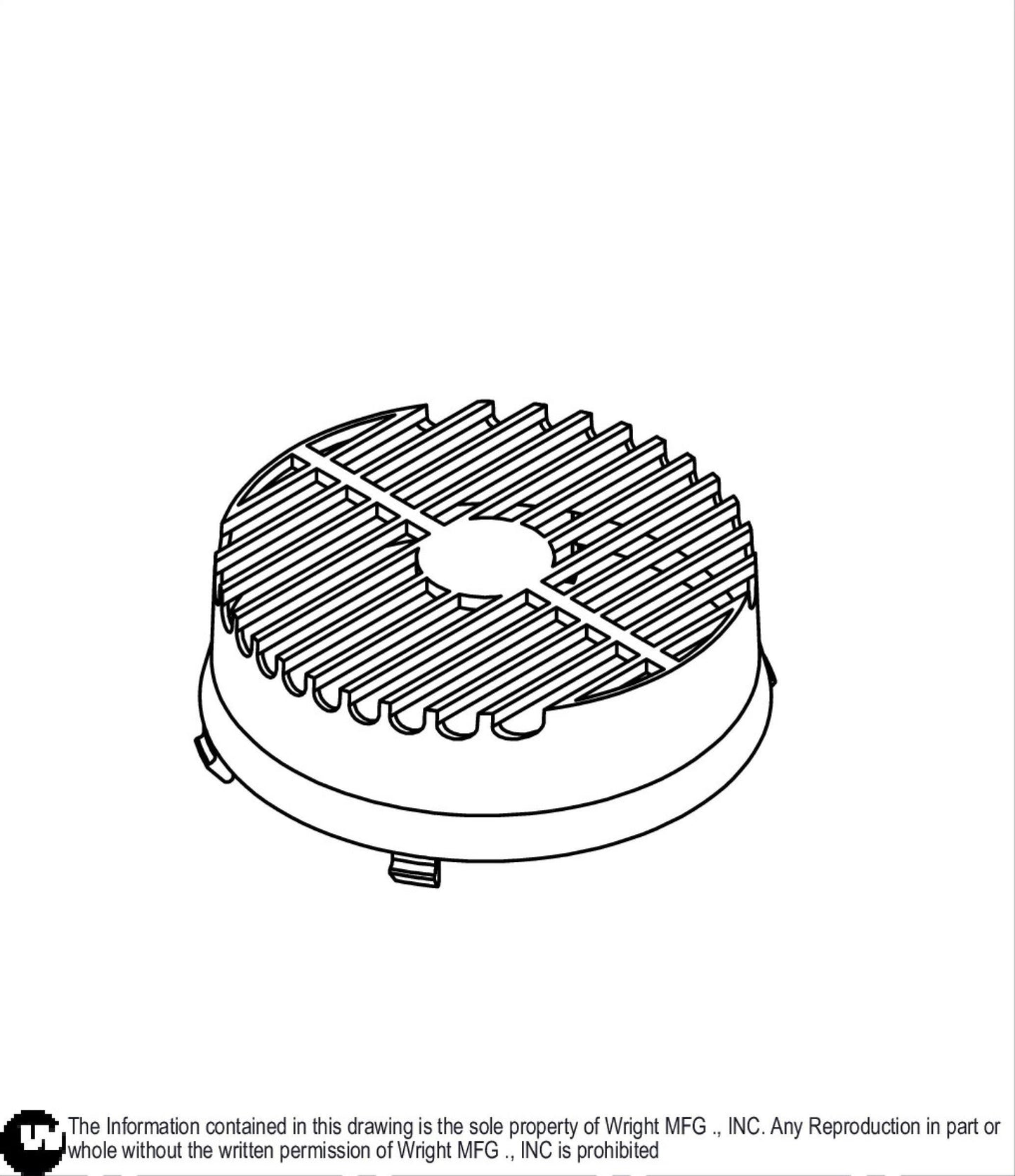 12CC Hydro Pump Fan Shroud HG# 52059 31490044.