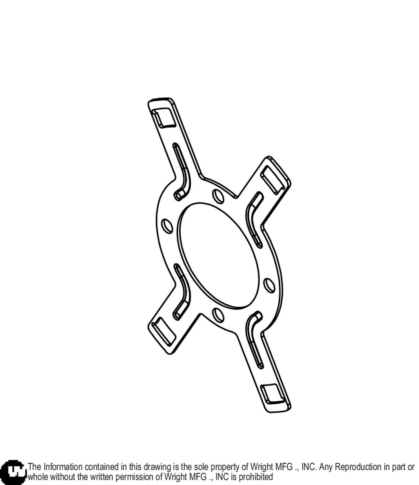 6in Bracket HG# 52016 31490050.
