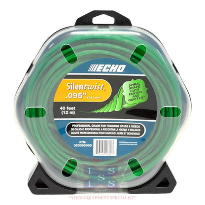 Echo .095 SilenTwist twisted, trimmer line 40 ft..