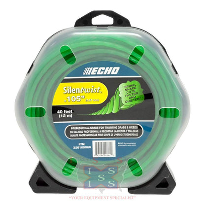 Echo .105 SilenTwist twisted, trimmer line 40 ft..