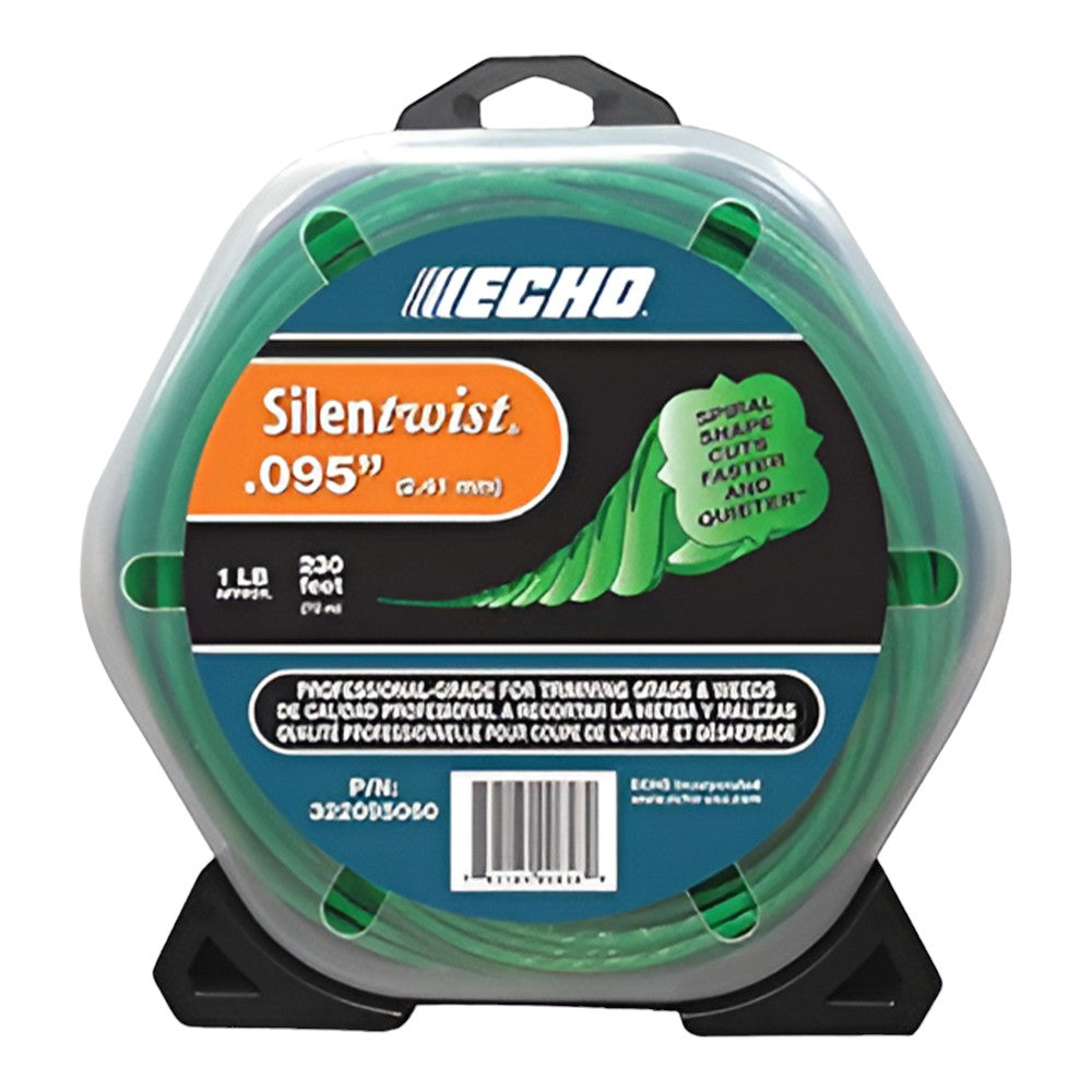 Echo .095 SilenTwist twisted, trimmer line 1 lb.