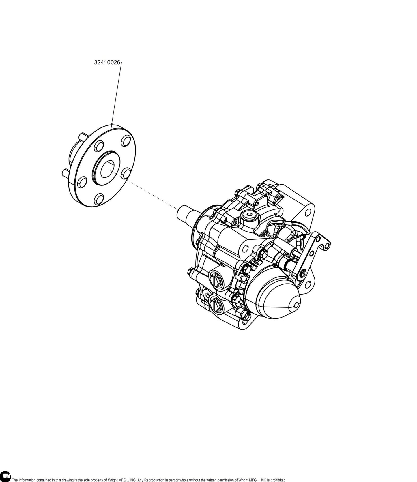Right 15H HGM-15H-XXCK Hydro Motor 32410012.