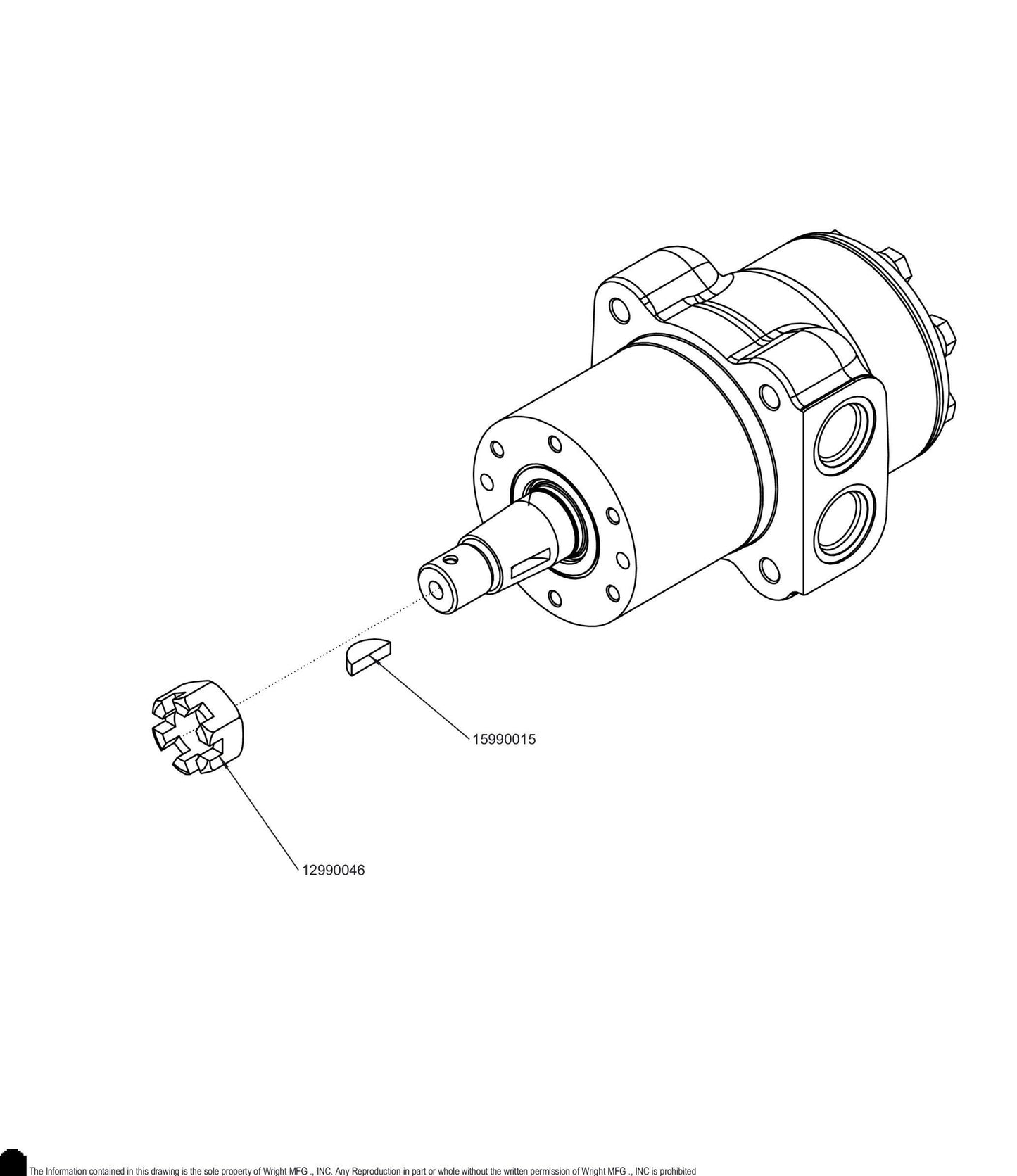 12P Hydro Motor (Rep 32410004) 32410022.