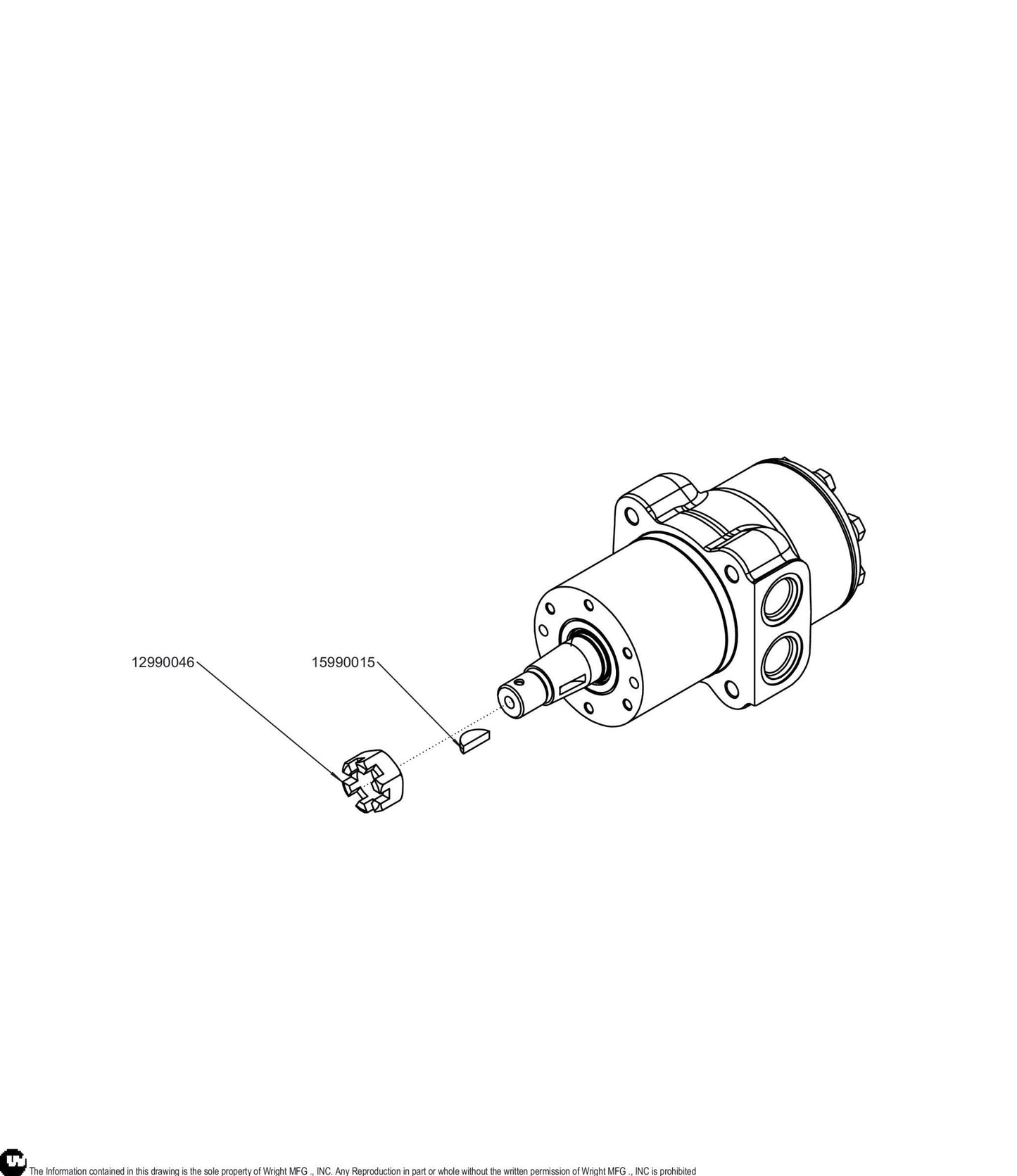 15P Hydro Motor (Rep 32410007) 32410023.