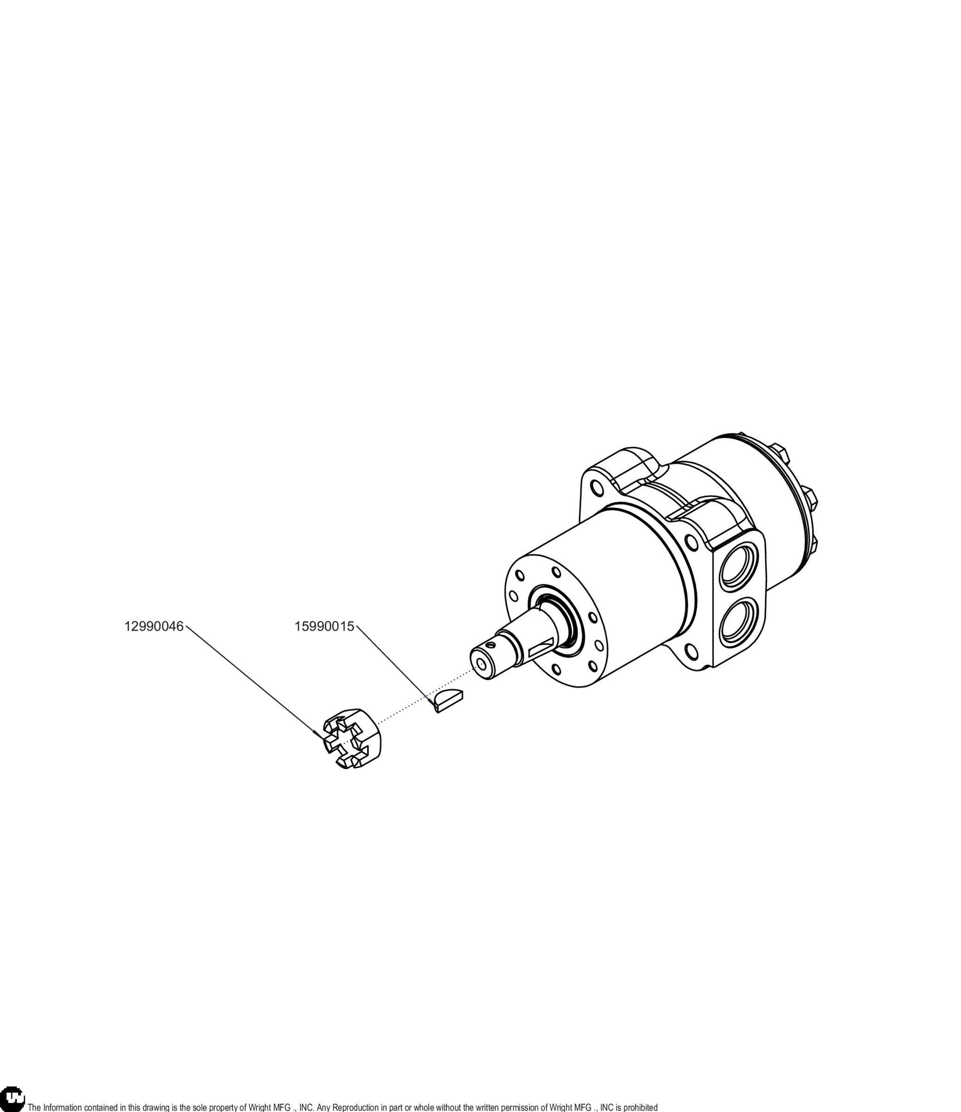 15P Hydro Motor (Rep 32410007) 32410023.