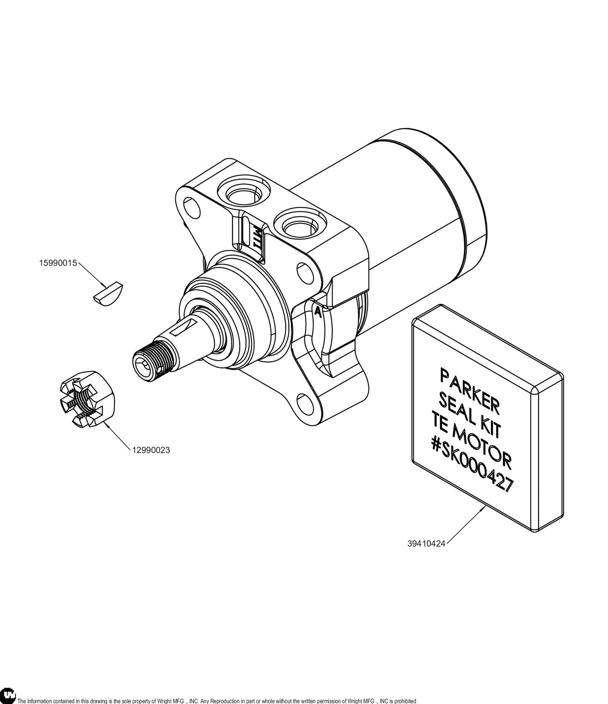 Right TE0260UF331AAAF Hydro Motor 32410024.