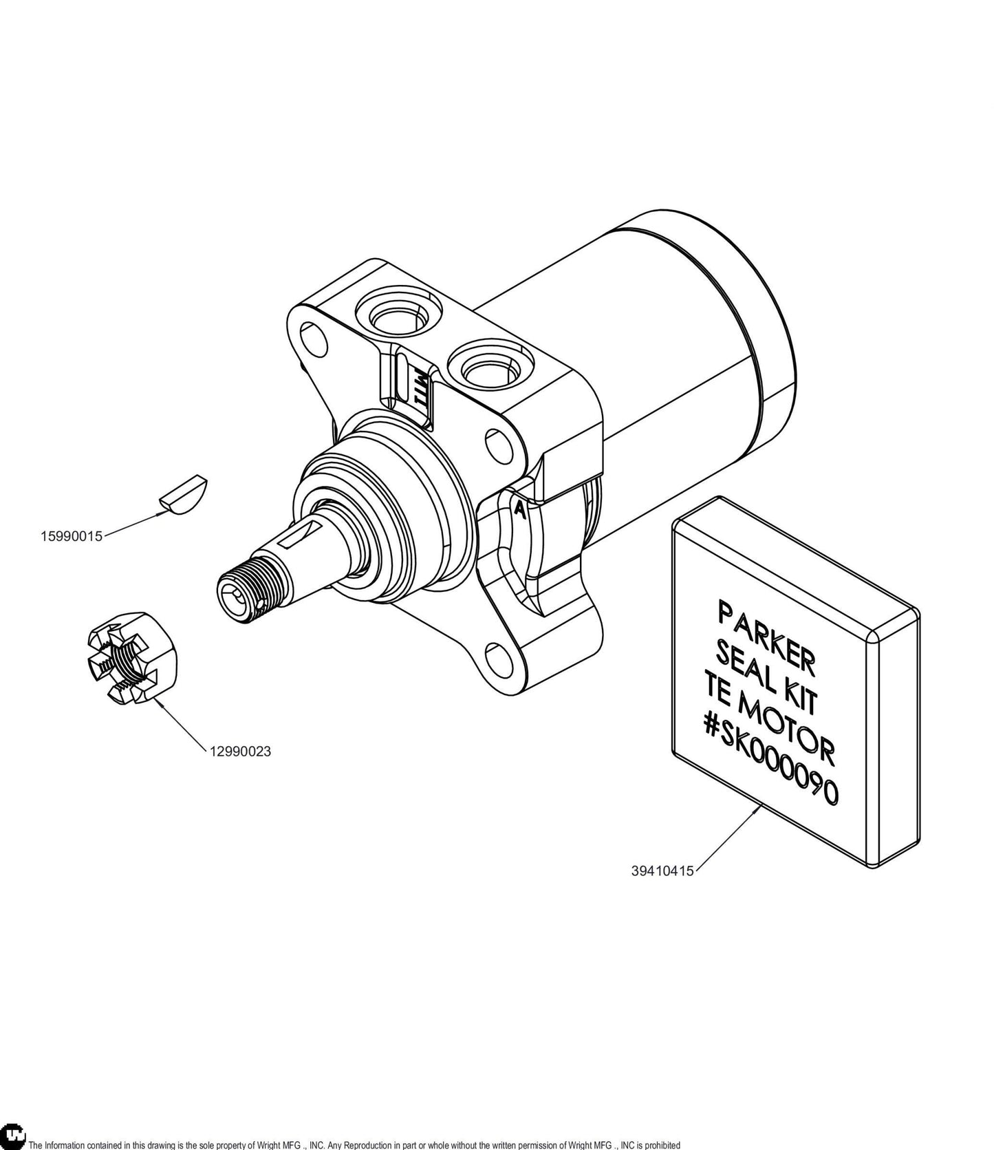 Left TE0260UF330AAAF Hydro Motor 32410025.