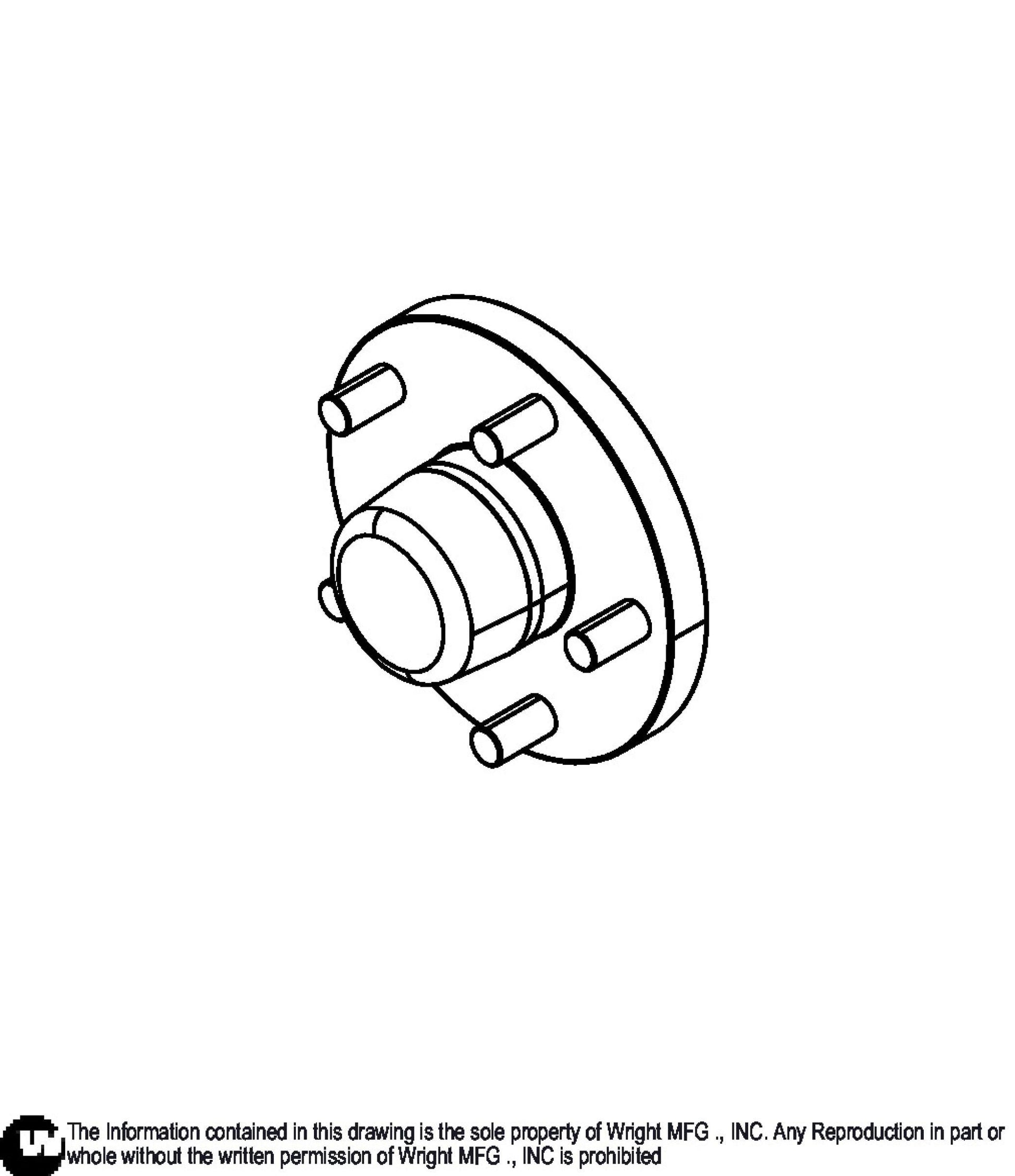 5 On 4.5 H Series Hub Kit HG # 72102 32410026.