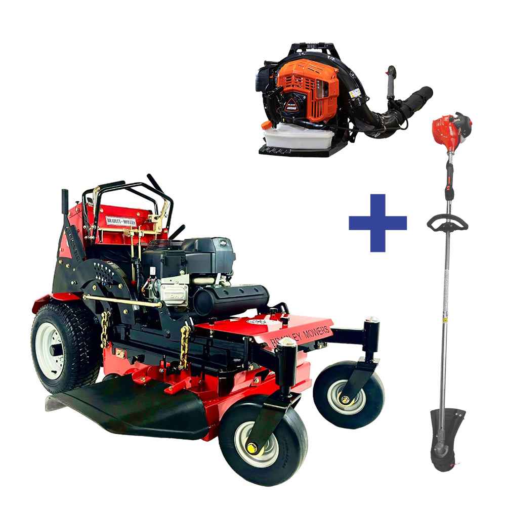 Bradley 32" Mower + SRM-225 Trimmer + PB-5810T Blower Echo Bundle