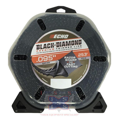 Echo .095 Black Diamond twisted, trimmer line 1 lb..