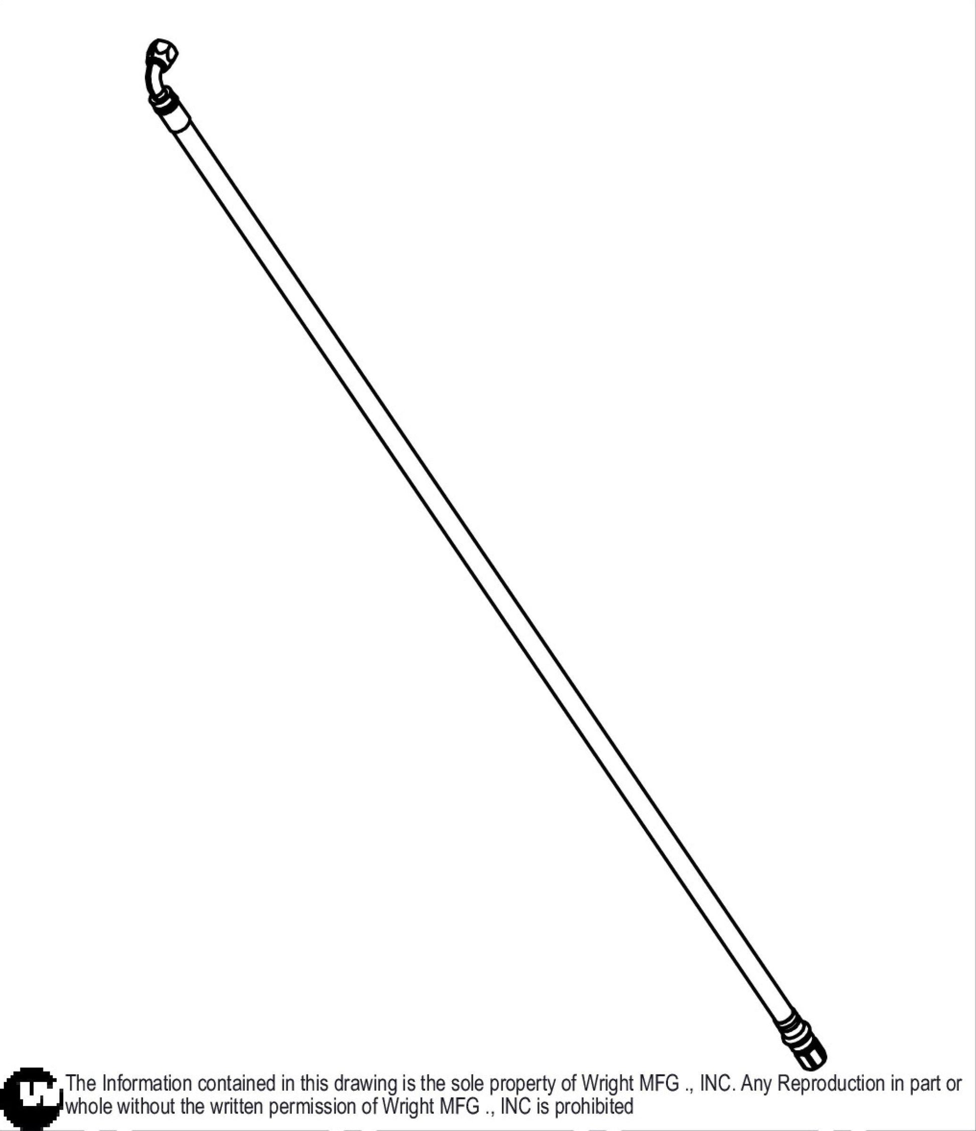 Left Hydro Sport Hose 50" 33410038.