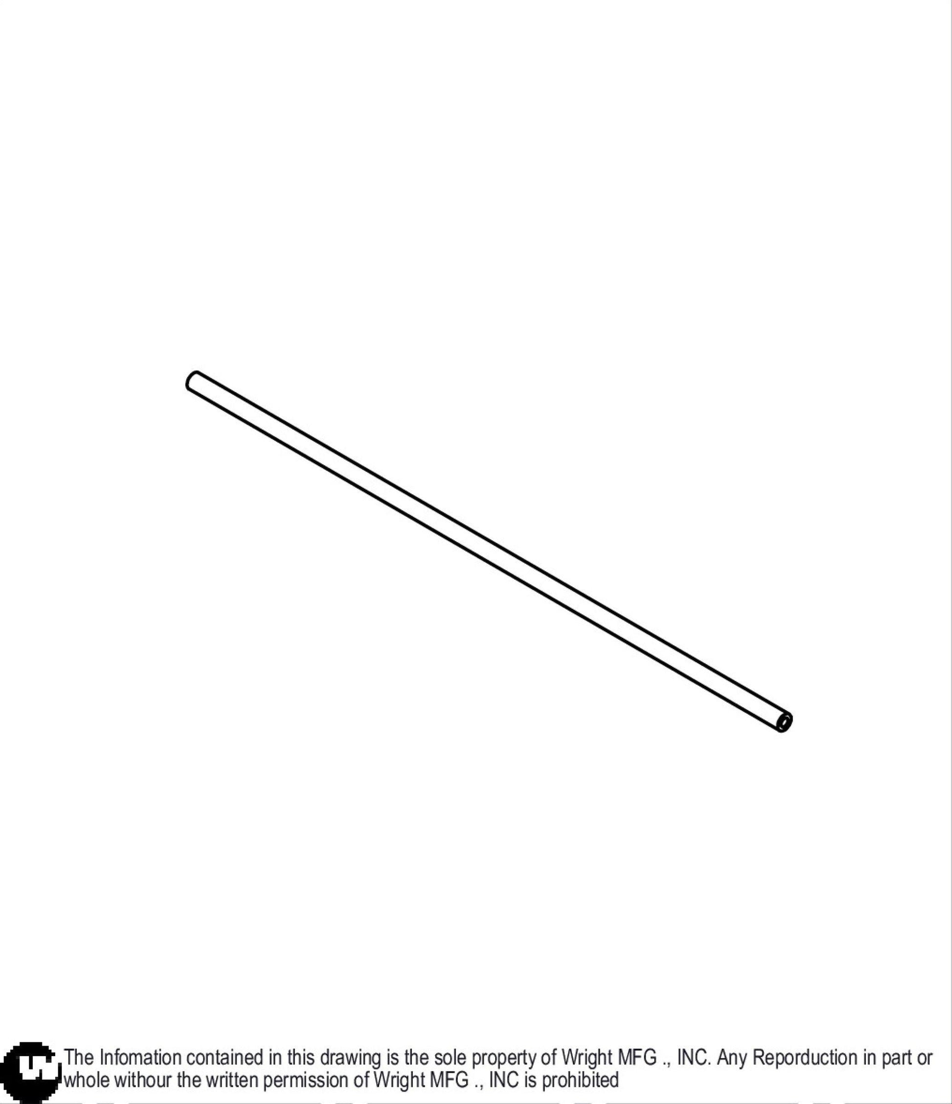 WVP Tank Breather Tube Hose 33410046.