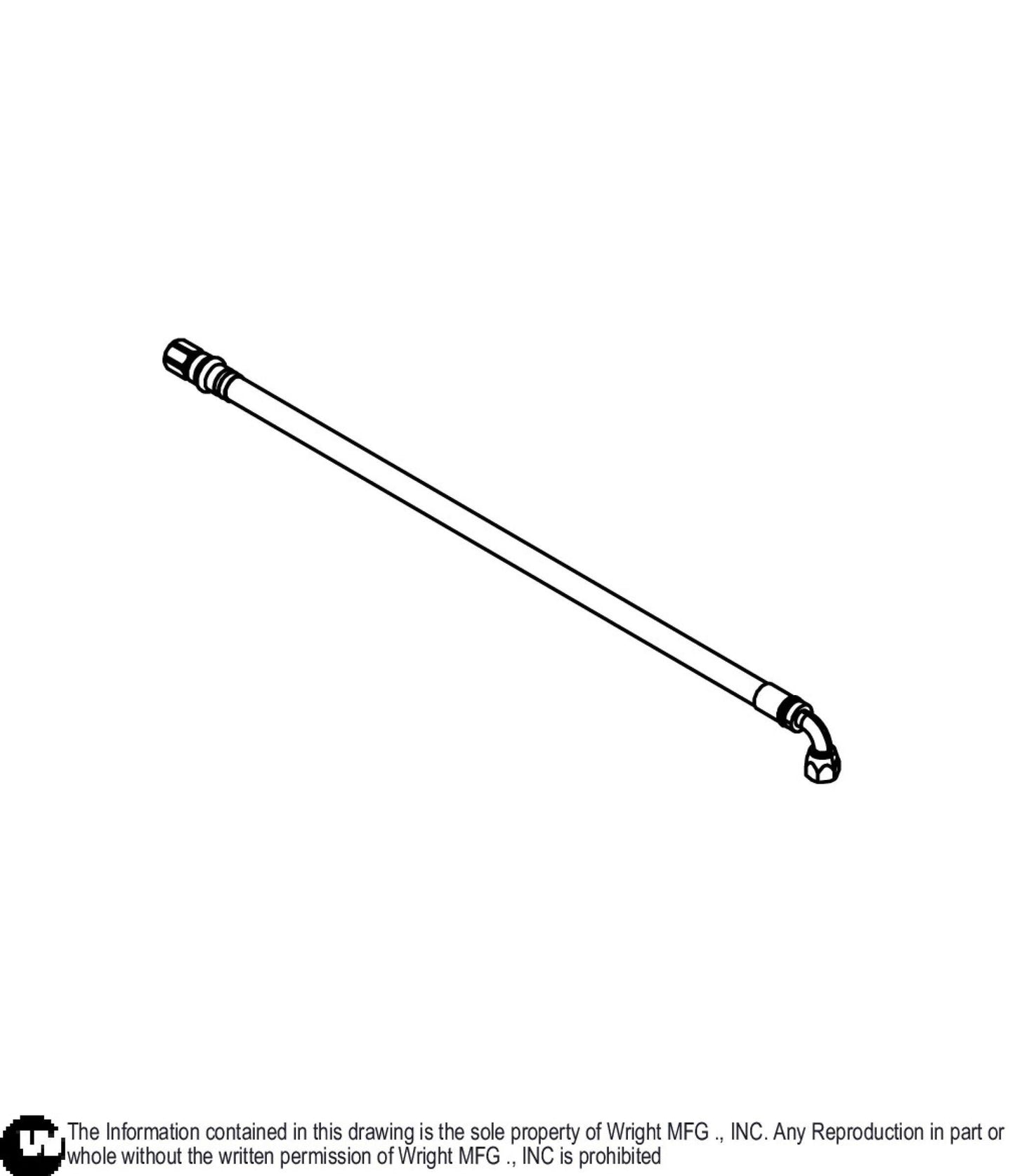 Hi Pressure Hose 23 1/2' 33410063.