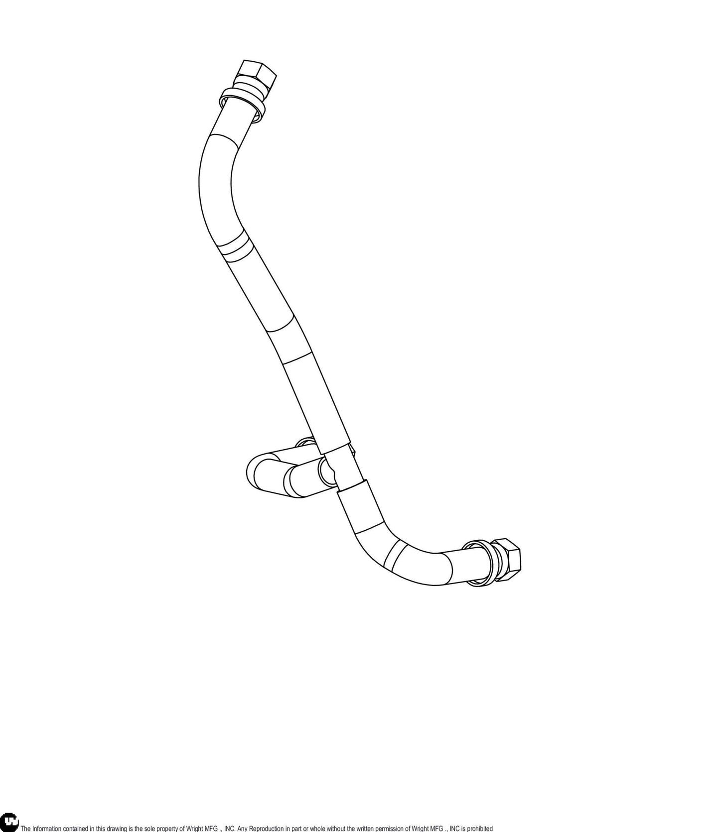 Tee Hose 4.5 Inch X 4.5 Inch X 11 Inch 33410086.
