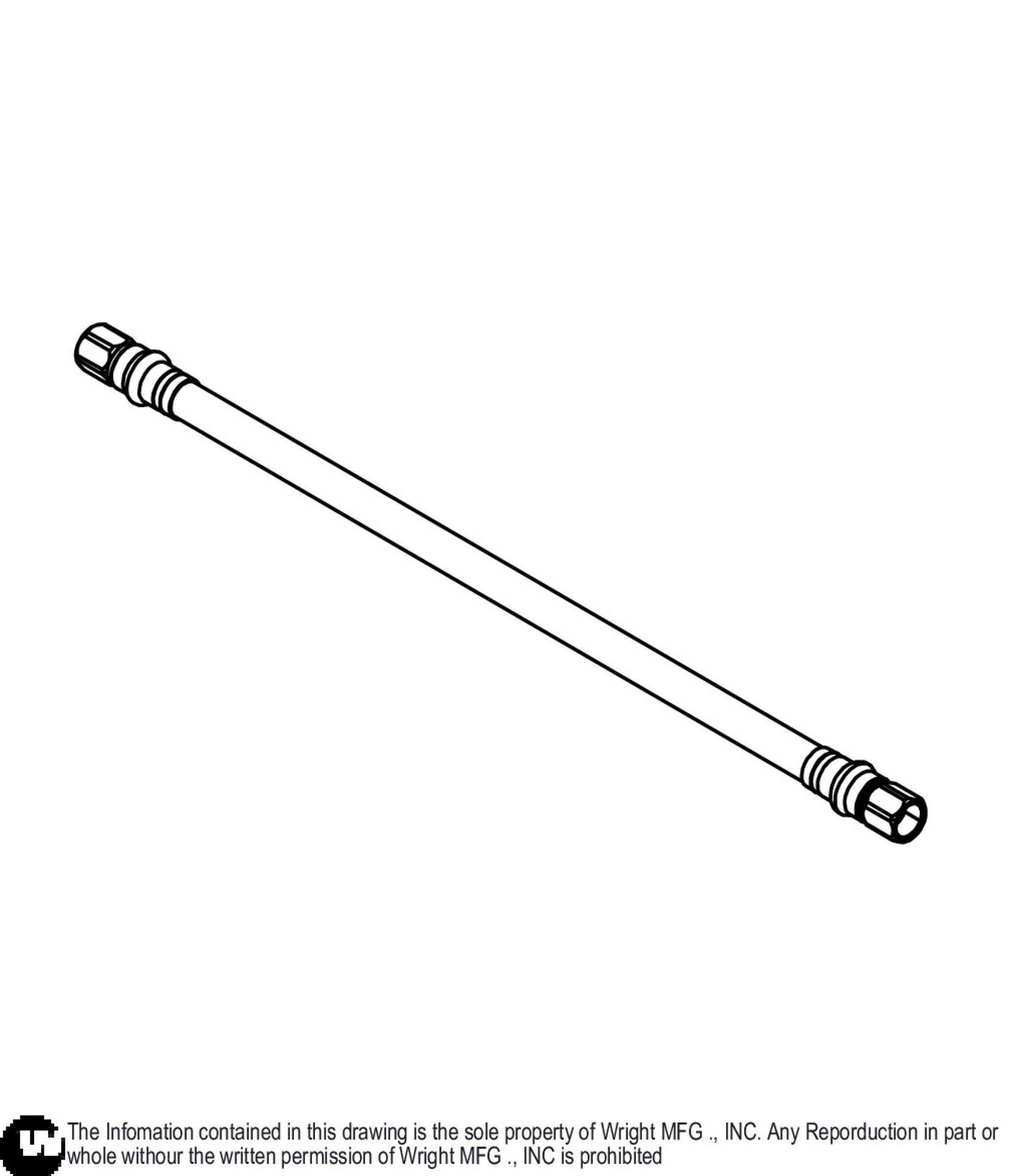 WSTX L. Motor High Pressure Hydro Hose 33410089.