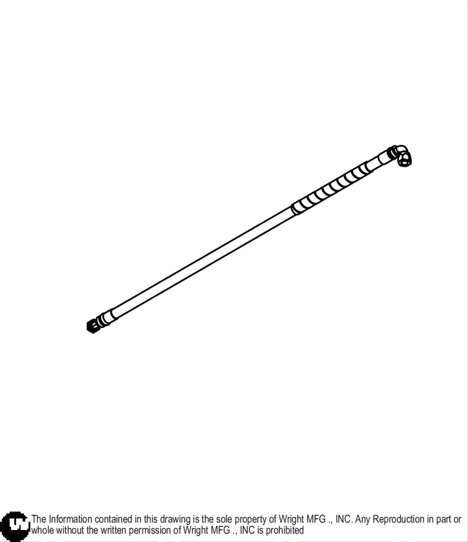 Right WSTN 30 High Pressure Hydro Hose 33410103.