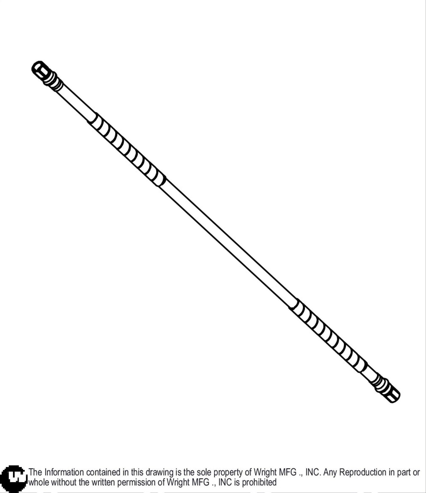 Left WSZK 36 High Pressure Hose 33410109.
