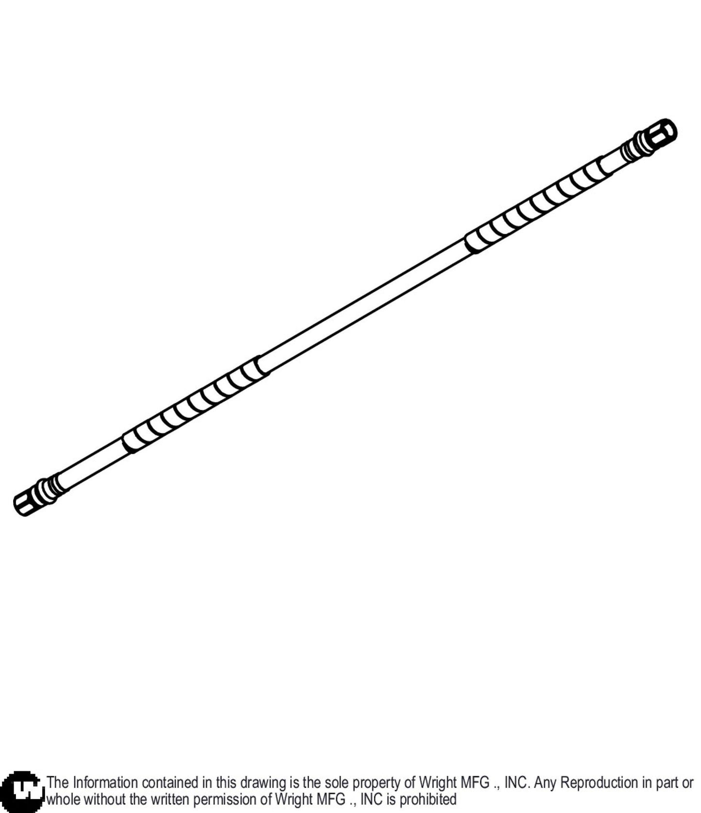 Right WSZK 36 High Pressure Hose 33410121.