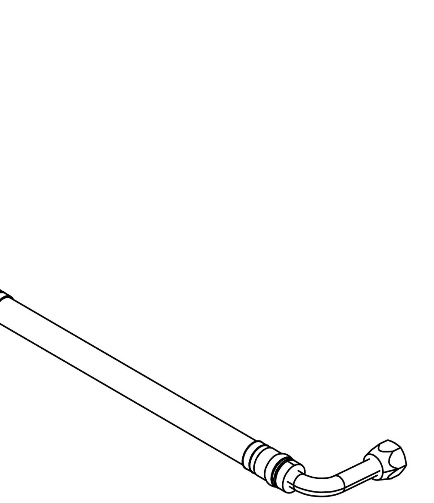 Right WZXT 11.75 High Pressure Hose 33410132.