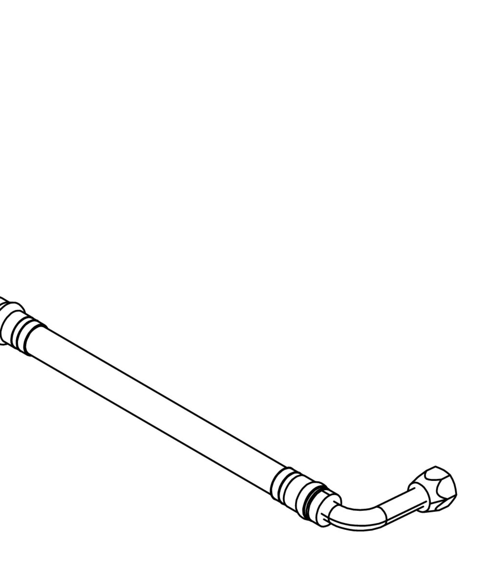 Right WZXT 10.5 High Pressure Hose 33410134.