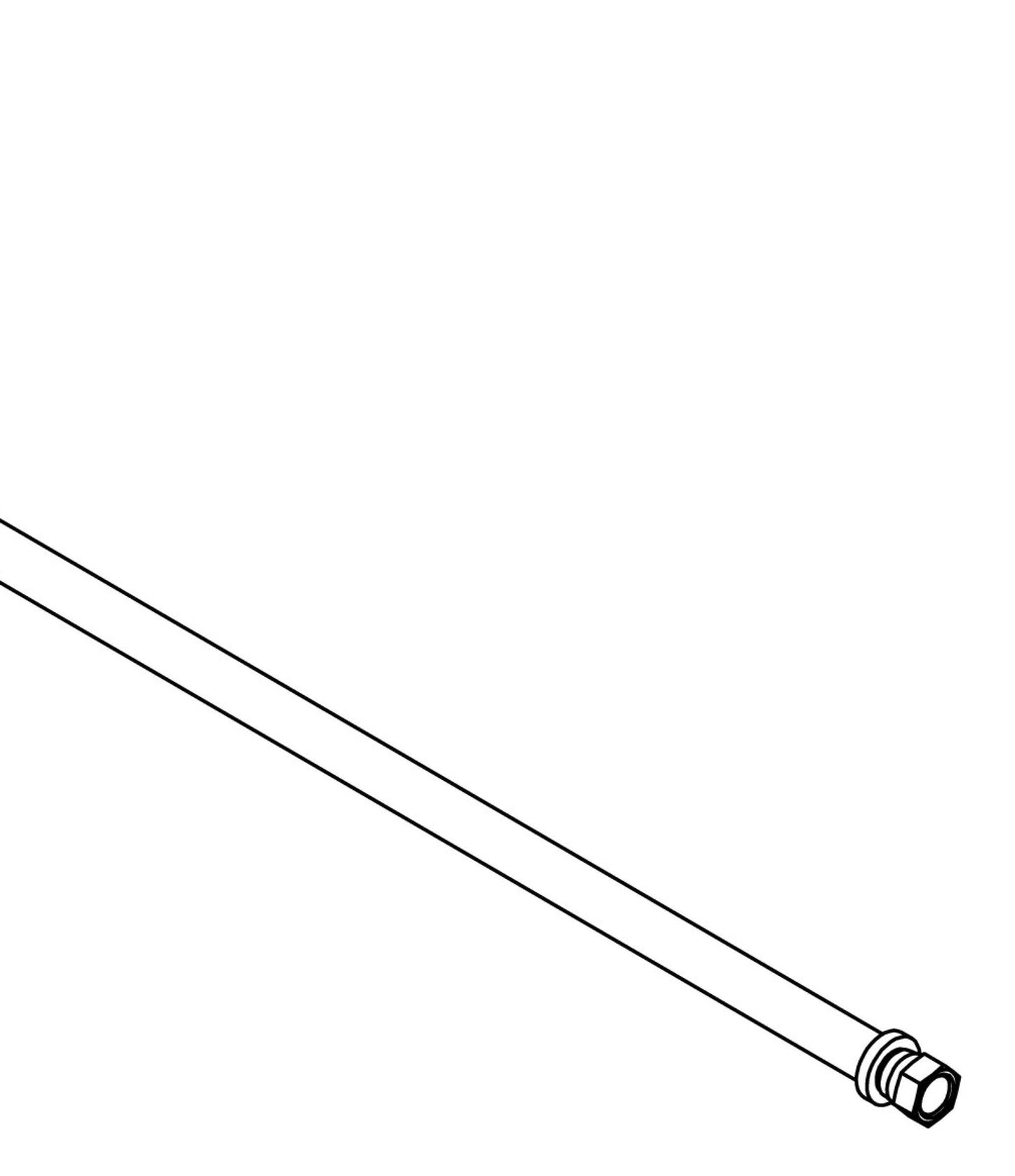 Left WZXT 16.5 Low Pressure Hose 33410135.
