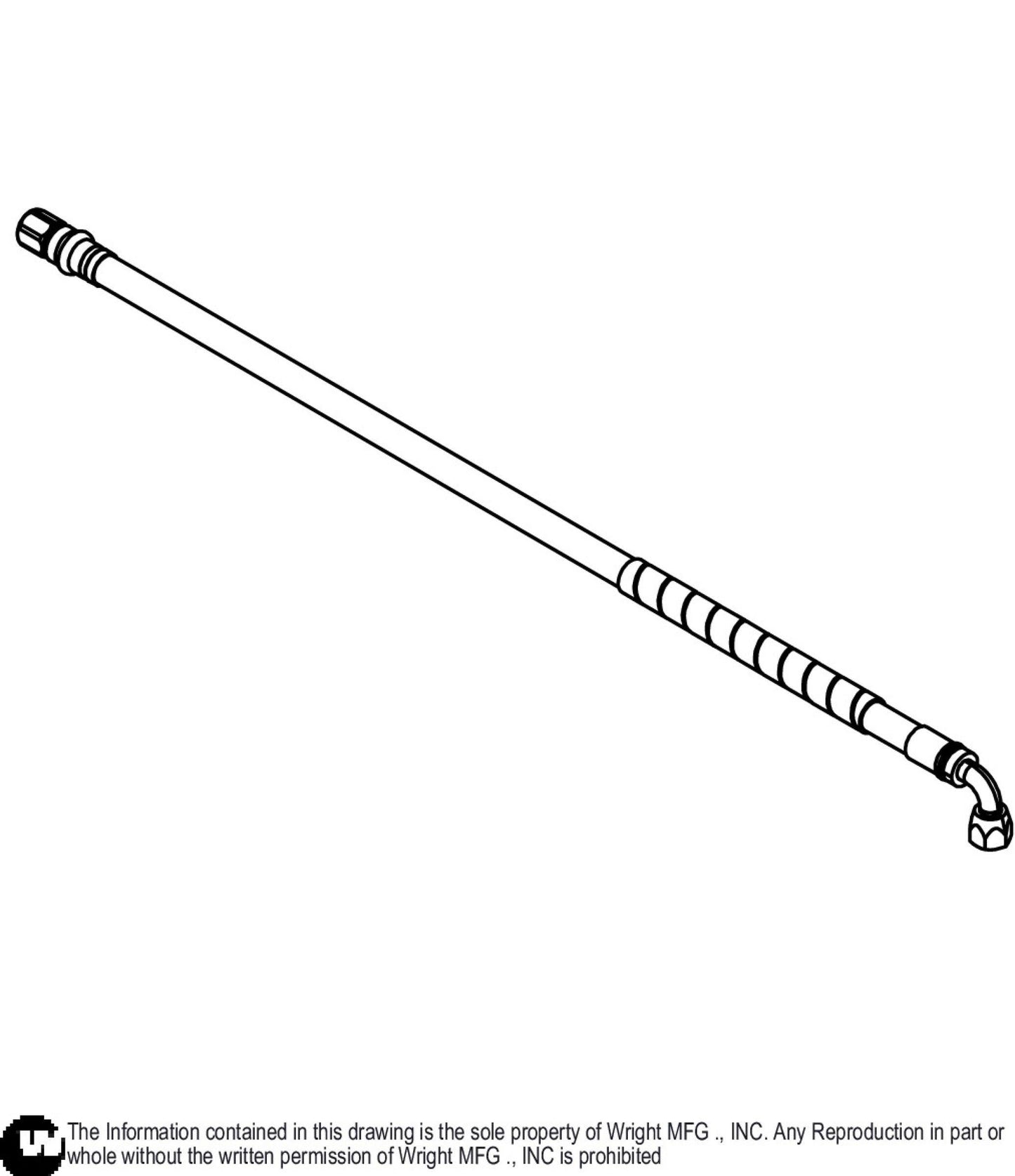 WSTN 29 In High Pressure Hydro Hose 33410150.