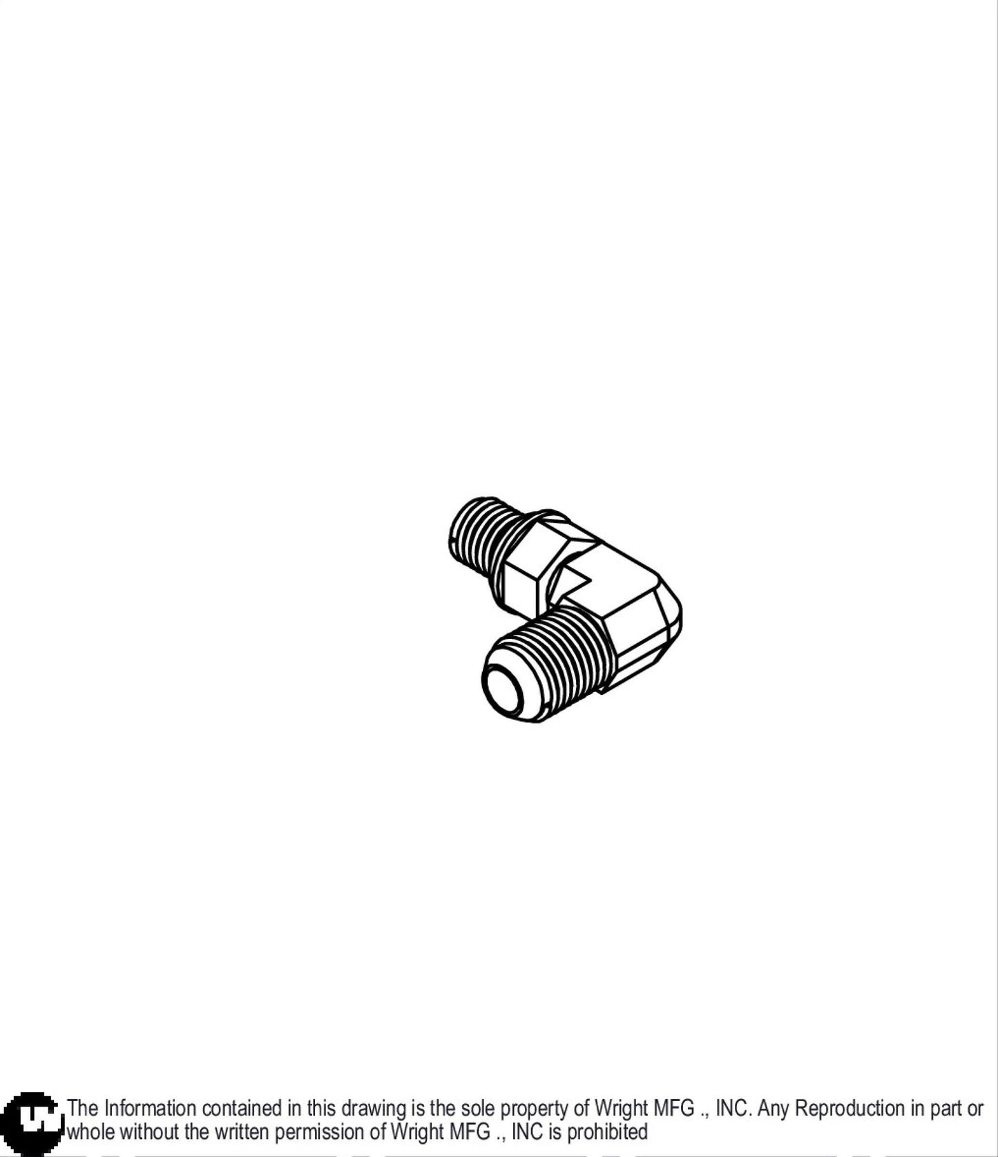 Straight Thread Elbow 35410006.