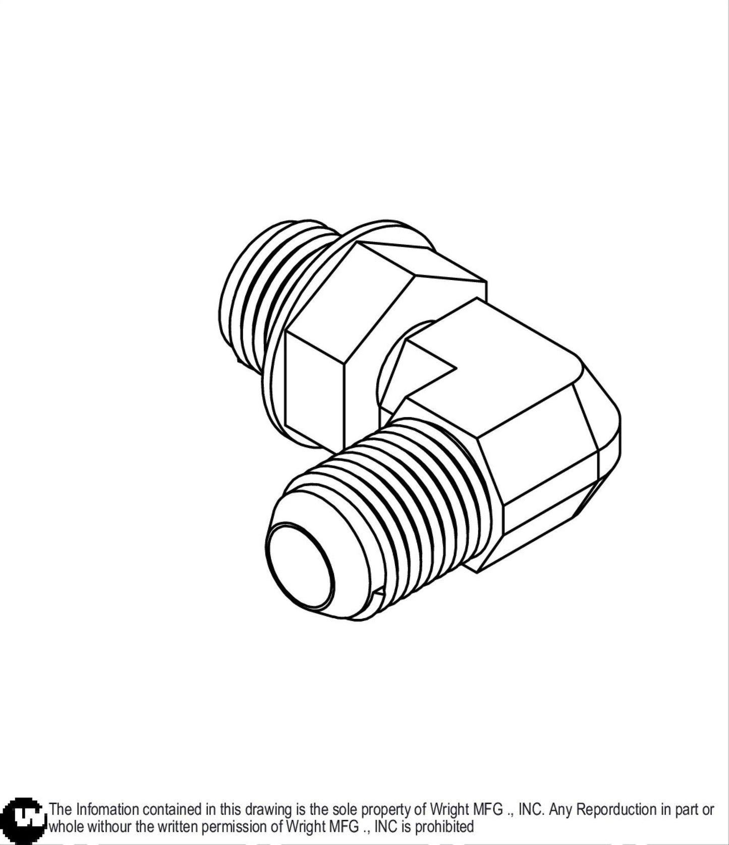 Straight Thread Elbow 35410007.