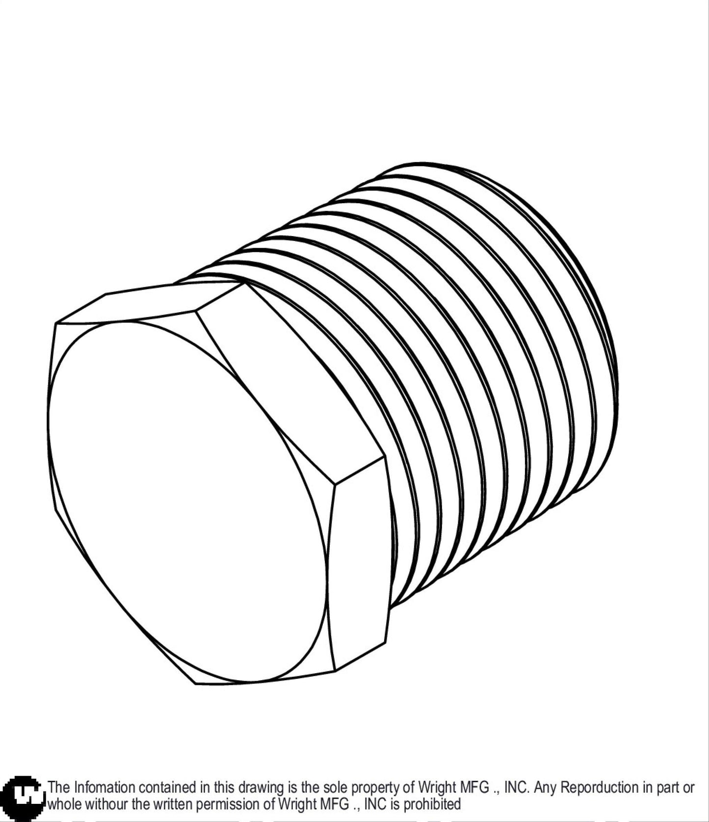 3/8 Steel Plug 35410015.