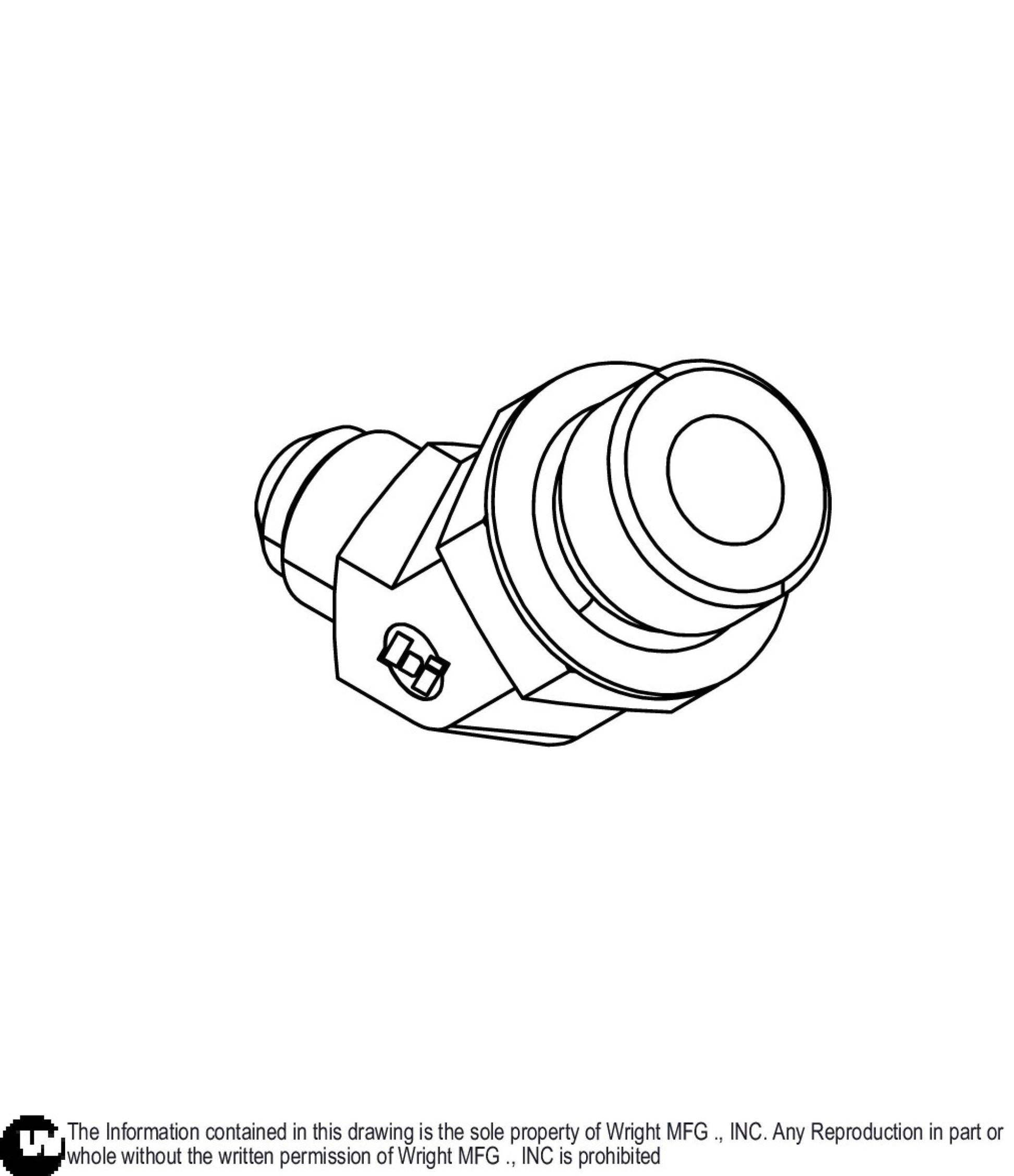 1/2 O-Ring X 3/8 JIC Elbow 35410031.