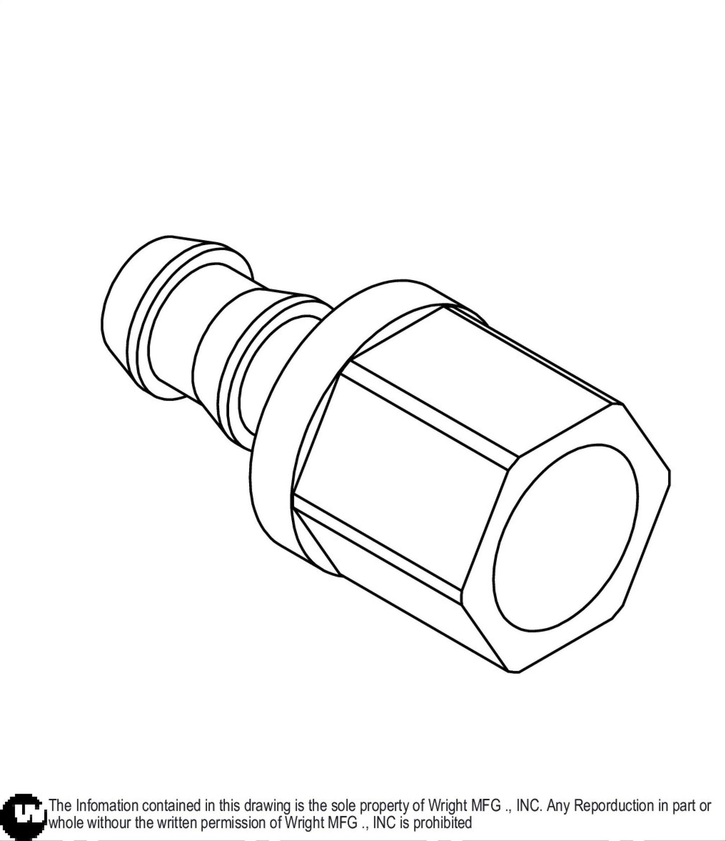 3/8 X 3/8 Adapter 35410047.