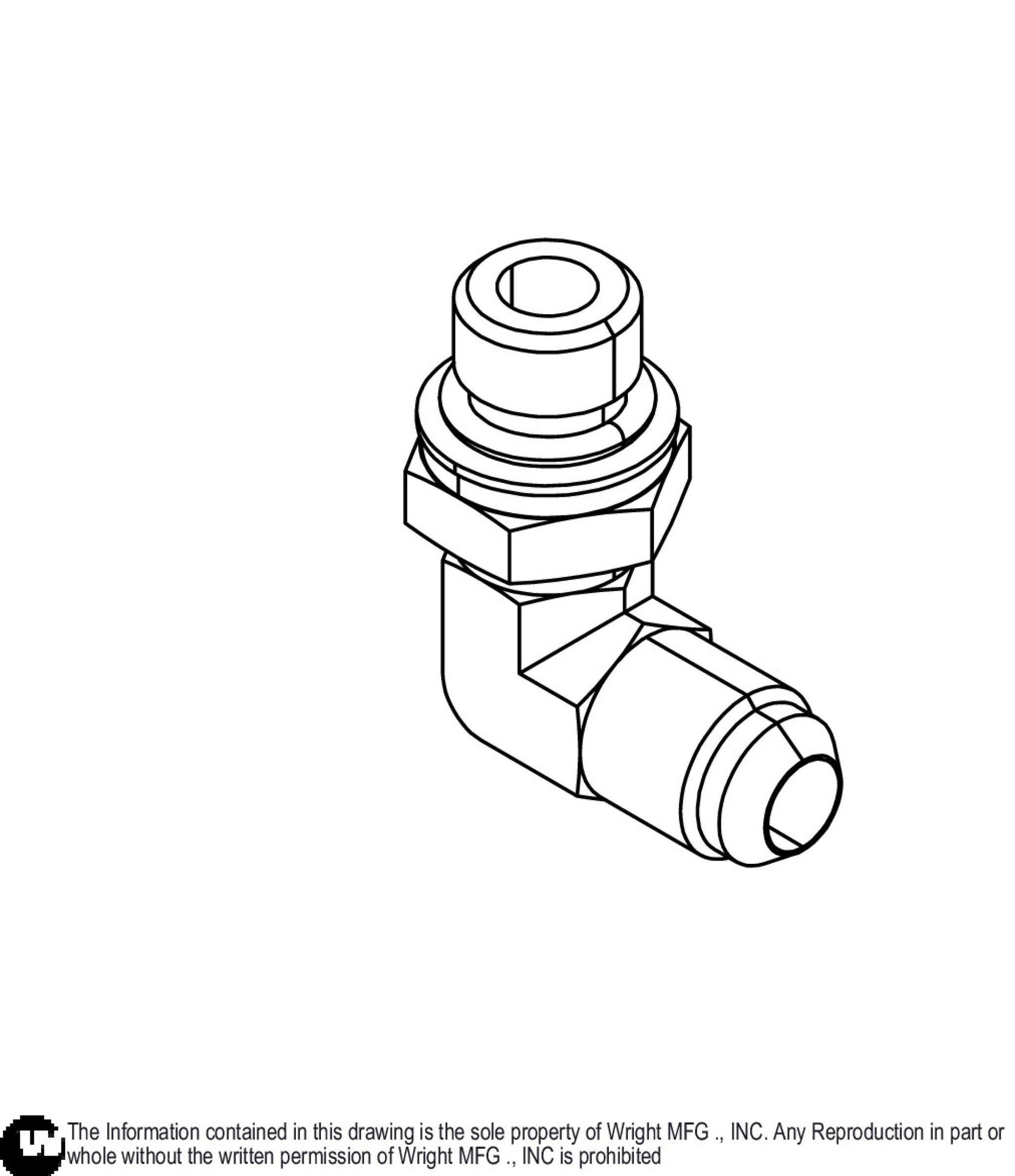 90 Degree M14 MORB X 6 MJIC Fitting 35410093.
