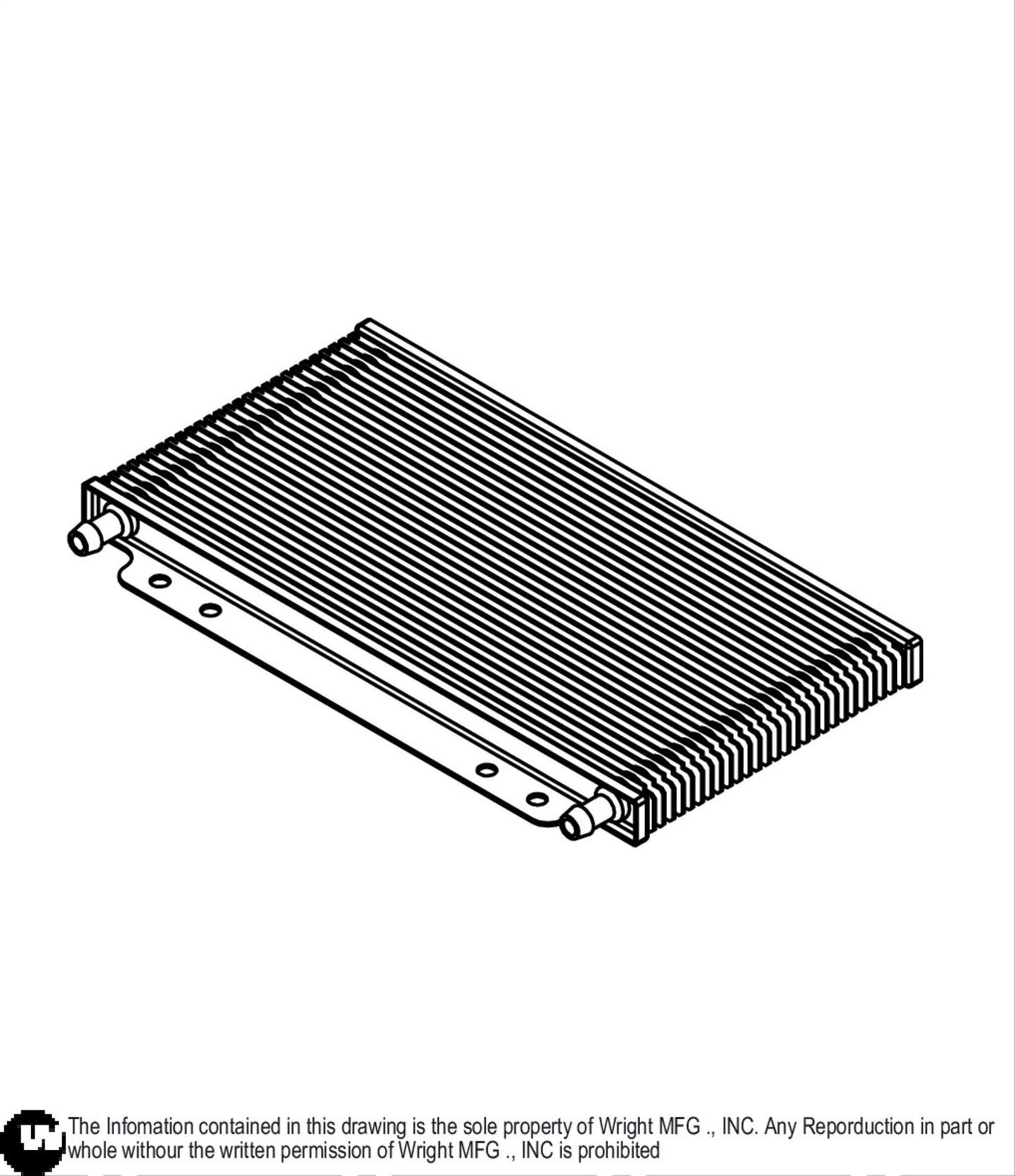 Stacked Plate Oil Cooler 36470001.