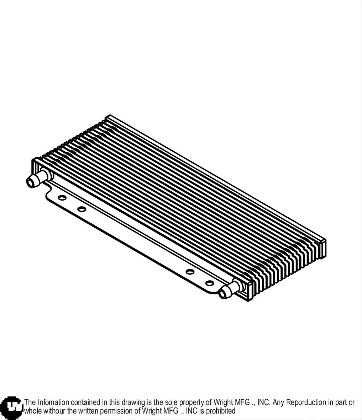 18 Fin Oil Cooler 36470002.