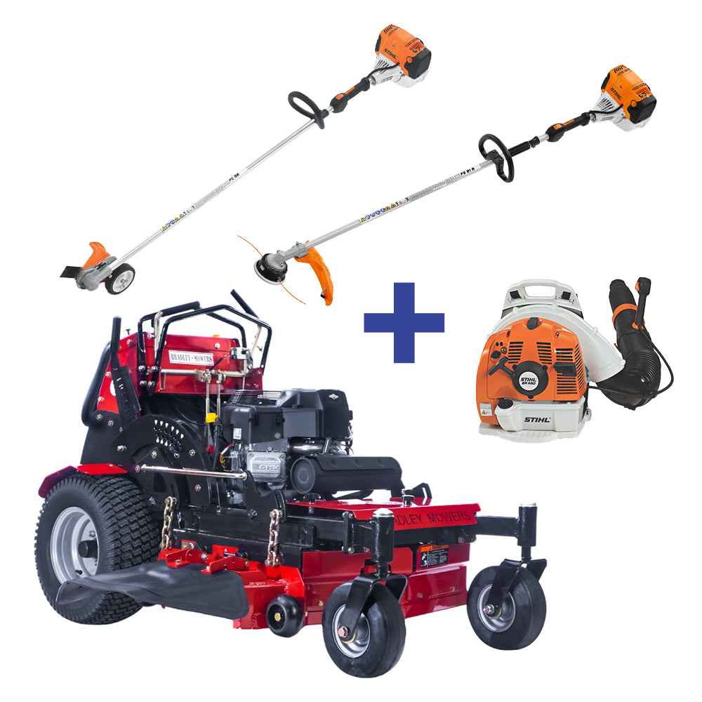 Bradley 36" Mower + FS 91 R Trimmer + BR 450 Blower + FC 96 Edger Stihl Bundle