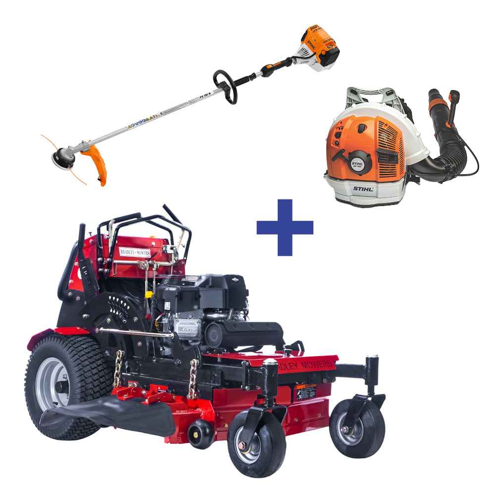 Bradley 36" Mower + FS 131 R Trimmer + BR 700 Blower Stihl Bundle