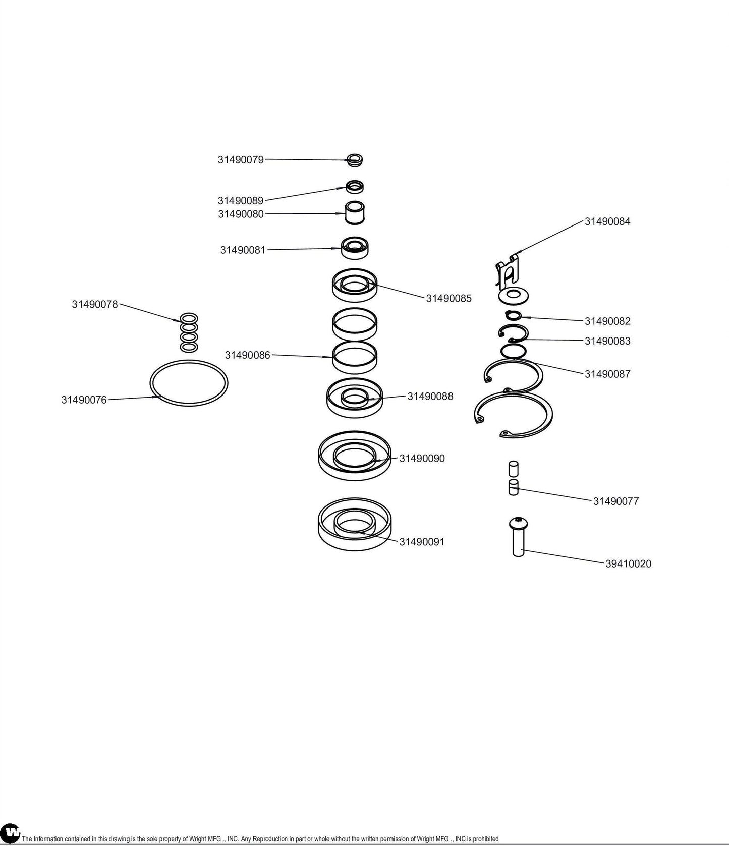 ZT-3400 Hydro Seal Kit 39410008.