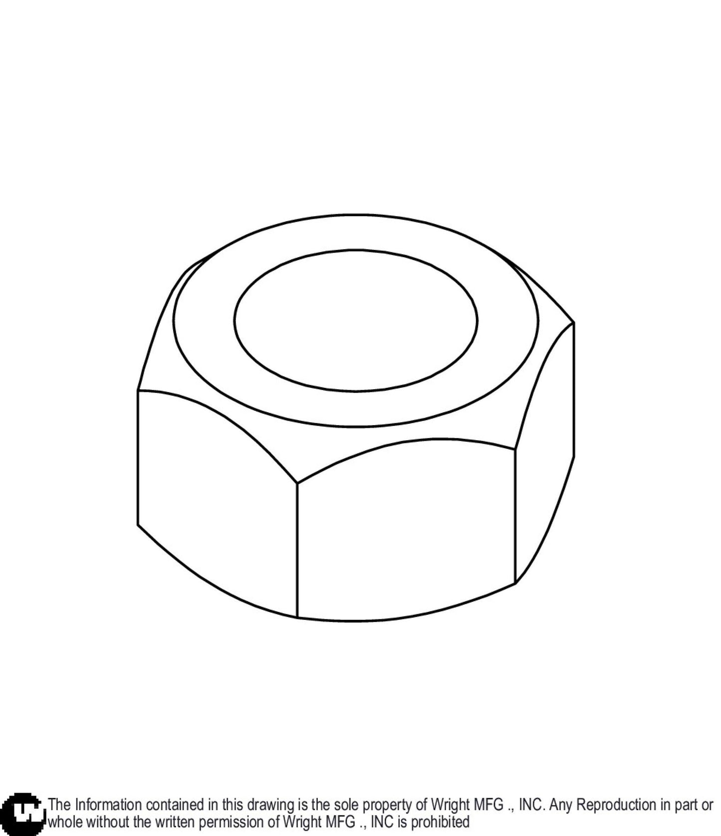 Toplock Nut 3/4 - 16 Z5 39410014.