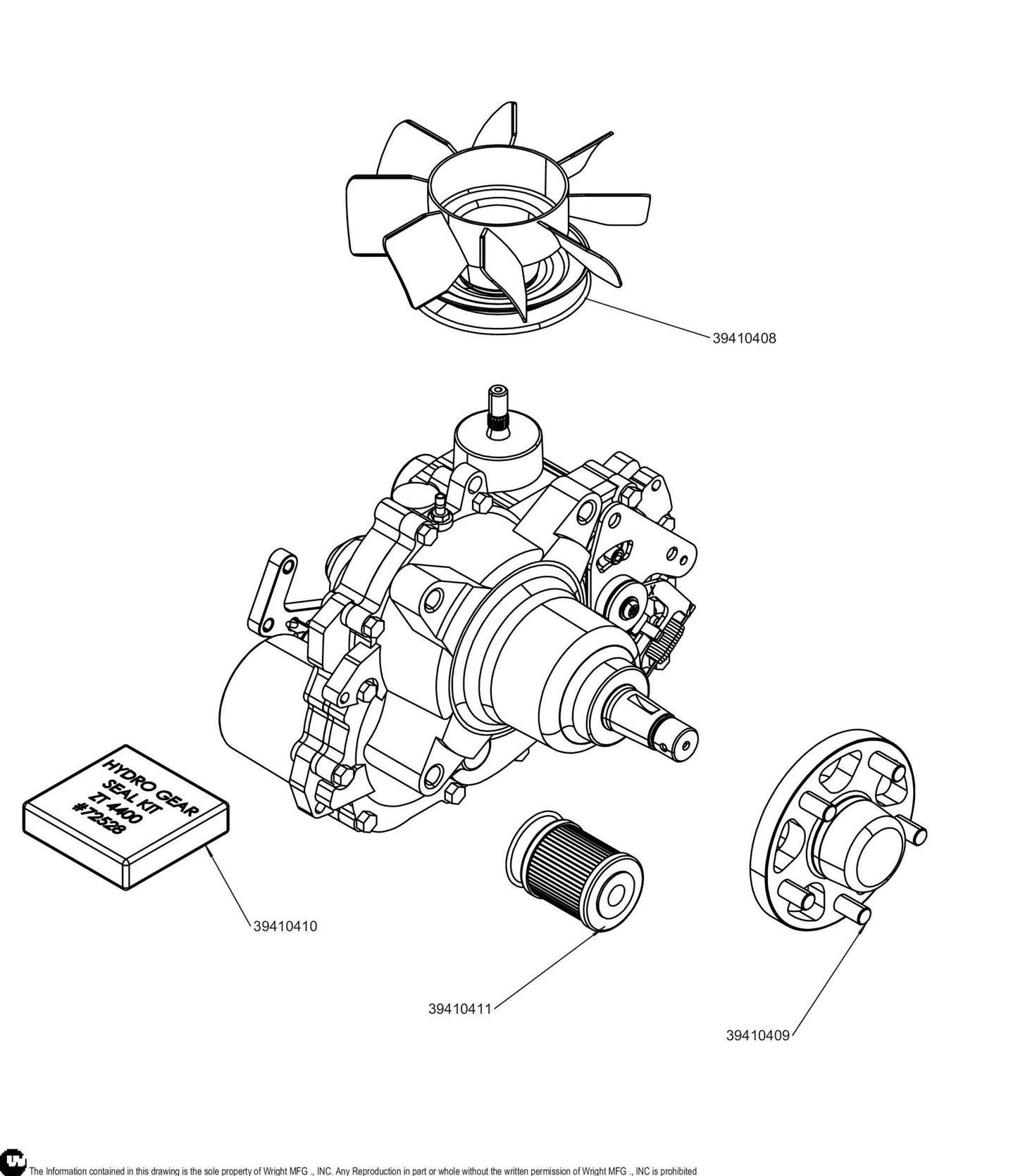 ZT-4400 Transmission 1710-1081R 39410406.