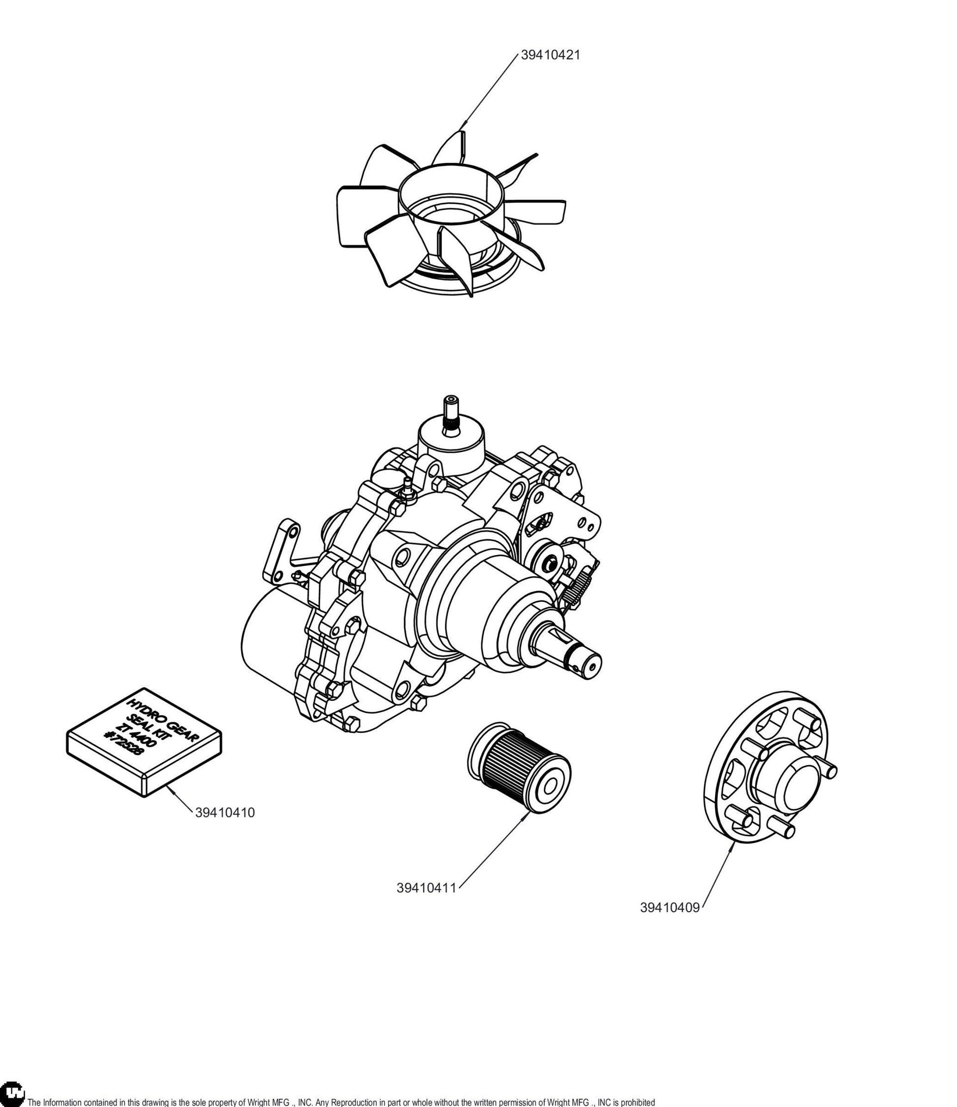 ZT-4400 Transmission 1710-1093R 39410419.