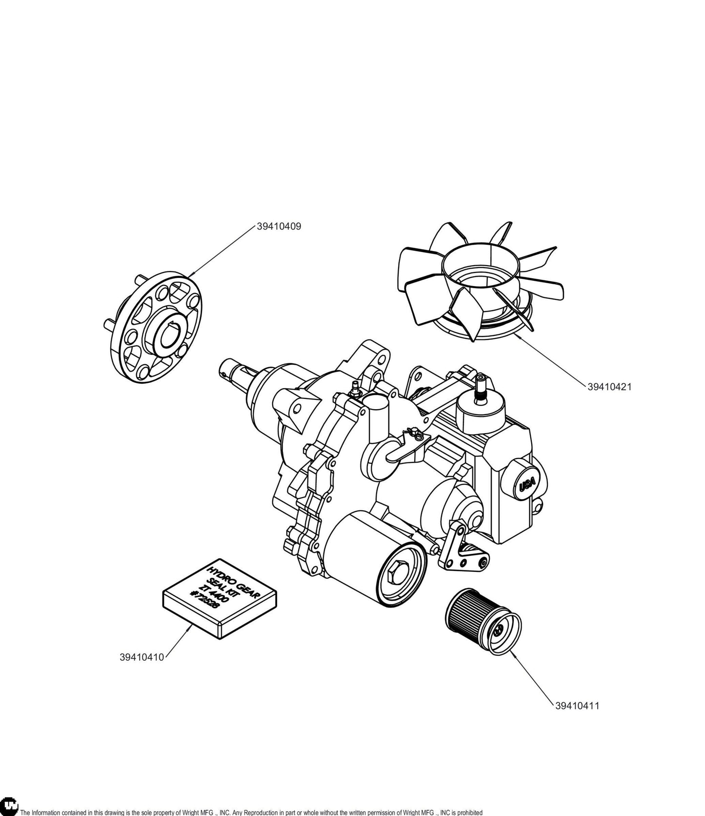 ZT-4400 Transmission 1710-1093L 39410420.