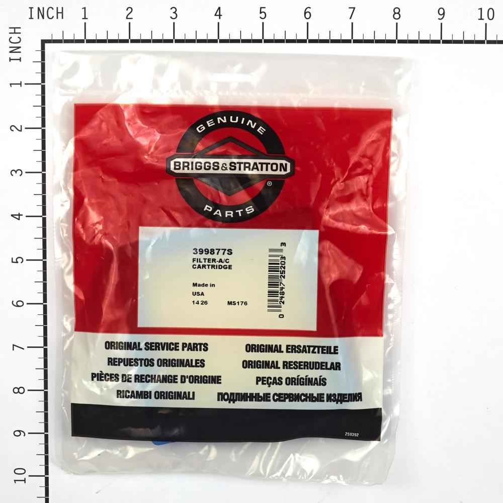 Briggs & Stratton Filter-A/C Cartridge 399877S