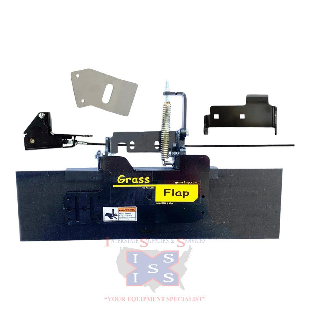 GrassFlap with Toro No-Drill Mount and SE Pedal include Strike Plate.