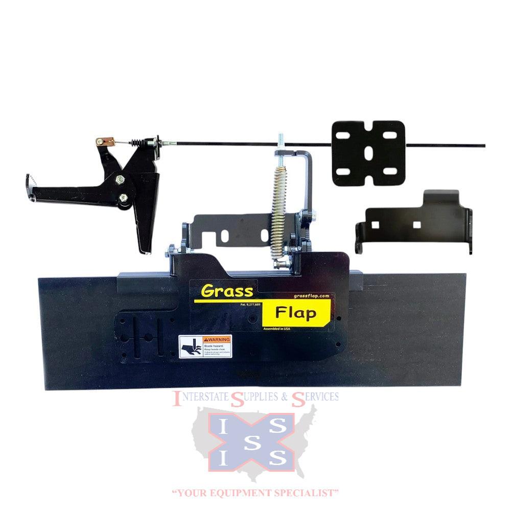 GrassFlap with Toro No-Drill Mount and RE Pedal include Pedal Mounting Plate.