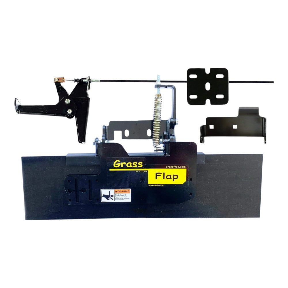 GrassFlap with Toro No-Drill Mount and RE Pedal include Pedal Mounting Plate 412T70-6-A3